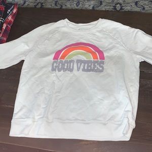 Lucky Brand Good Vibes crewneck